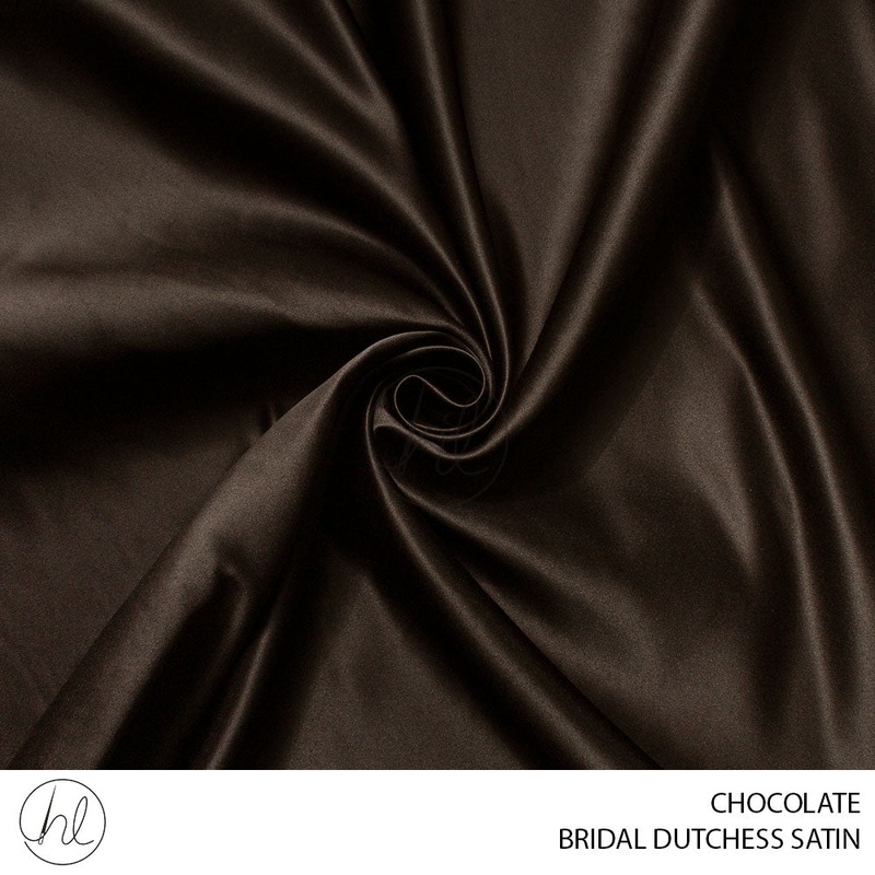 Bridal Dutchess Satin 781 Chocolate 150cm Per M