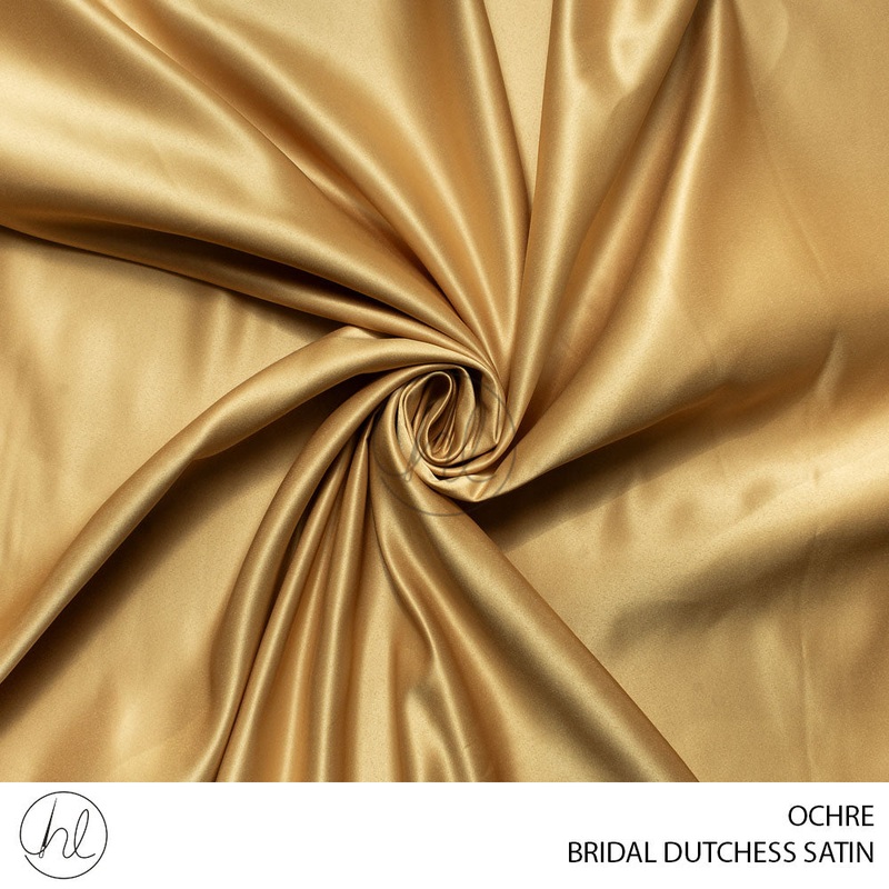 Bridal Dutchess Satin 781 Ochre 150cm Per M