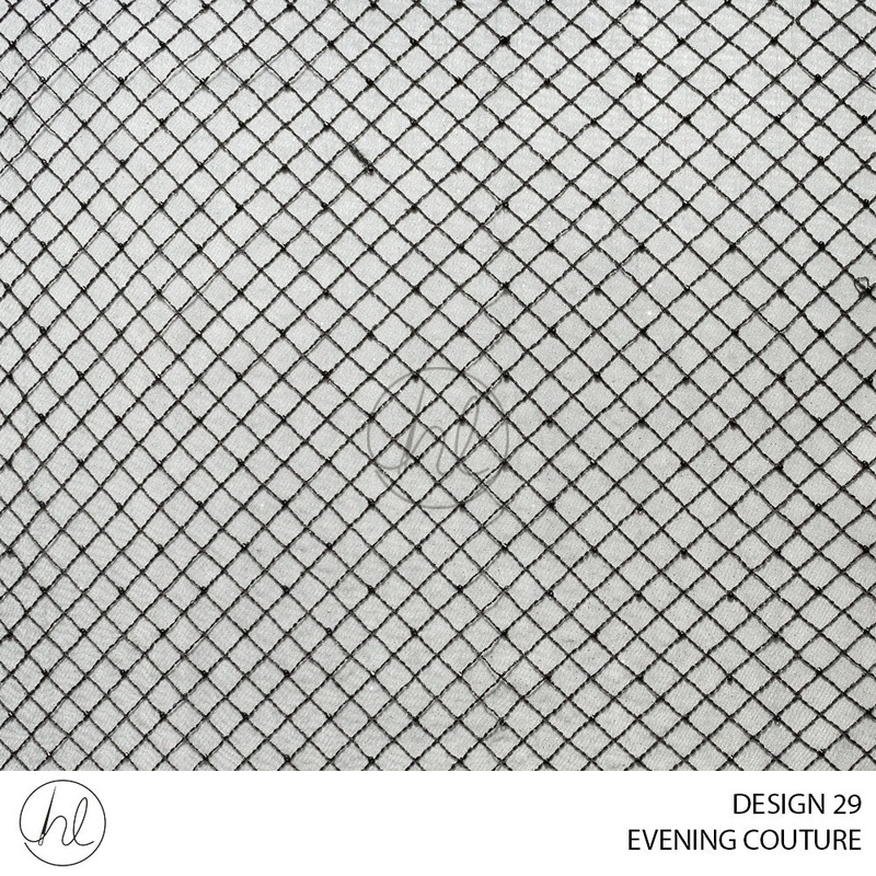Evening Couture 51 Black Design 29 150cm Per M