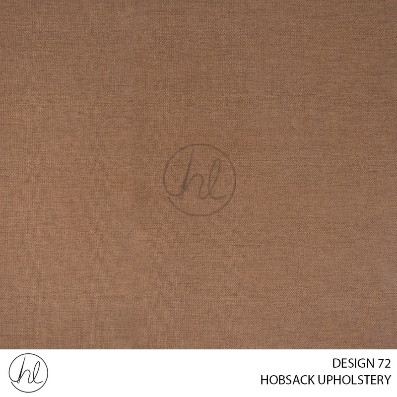 HOBSACK UPHOLSTERY DARK BROWN DESIGN 72 140CM WIDE