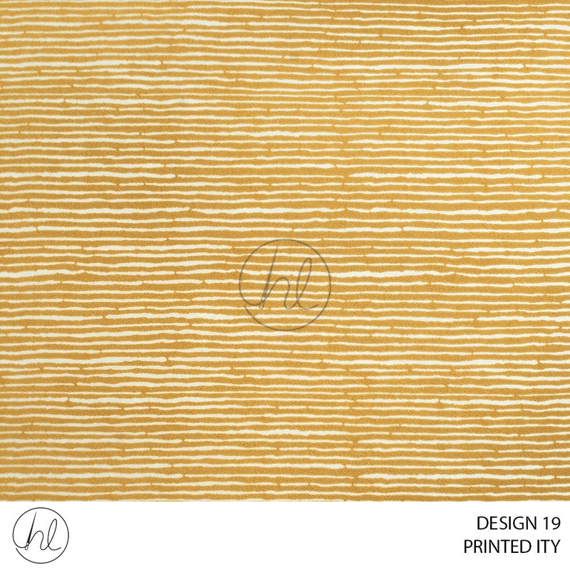 ITY Moss Print 51 Mustard Design 19 150cm Per M