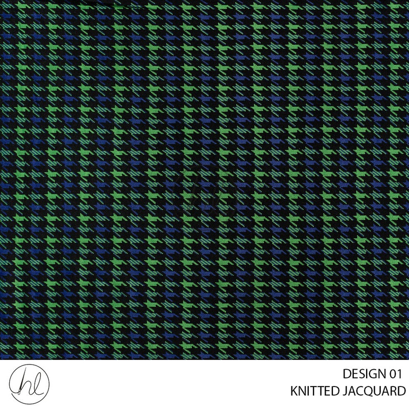 Jacquard Knit 56 Green Design 01 150cm Per M