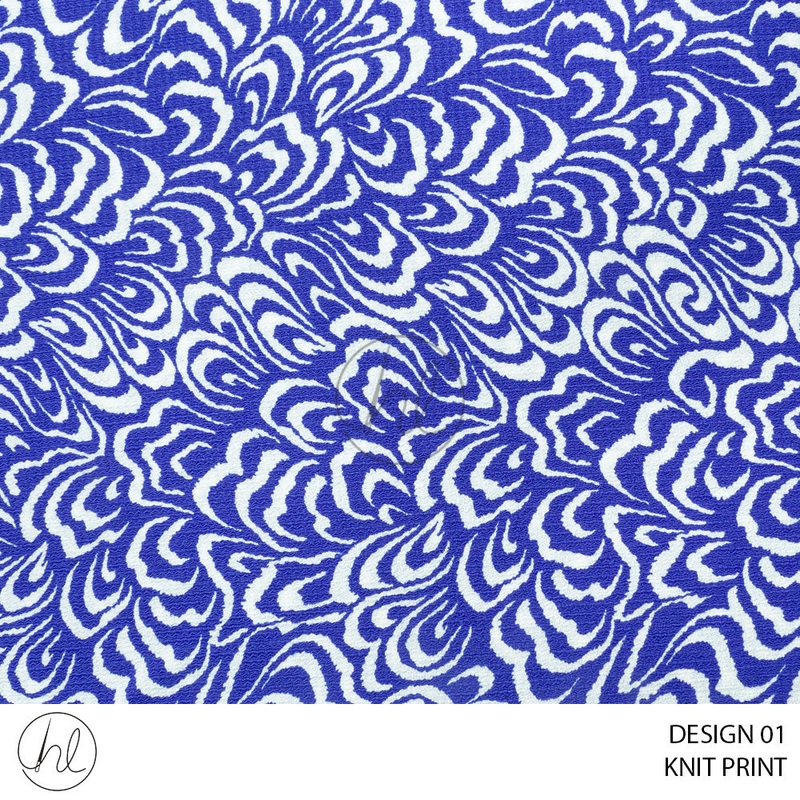 Knit Prints 51 Royal Design 01 150cm Per M