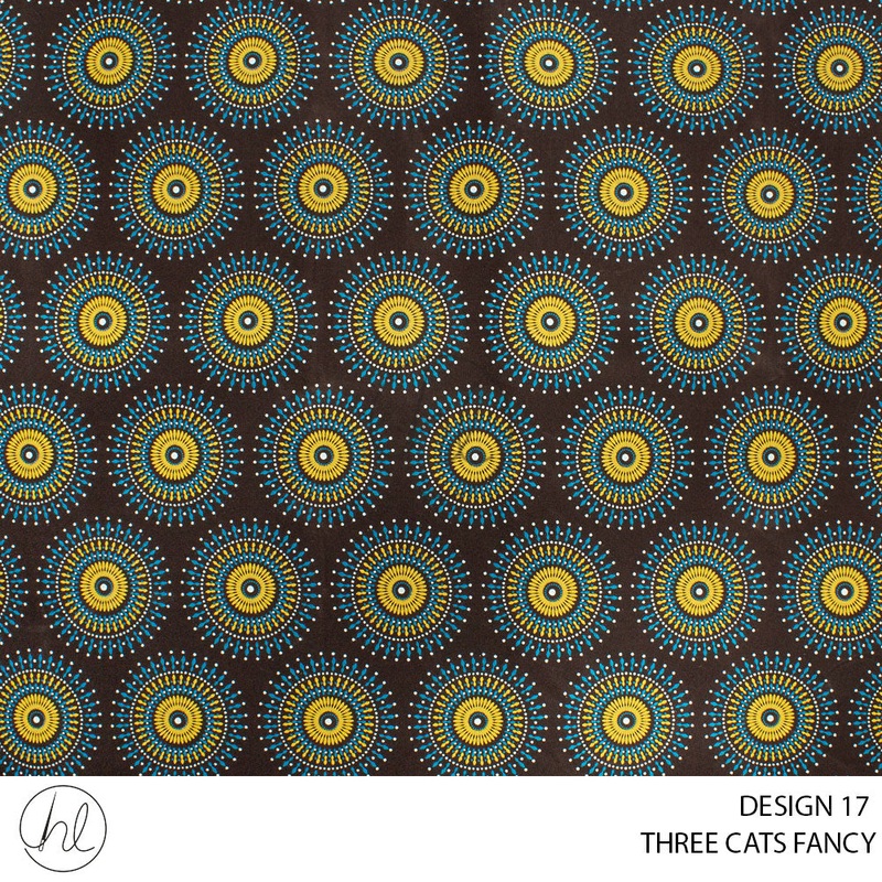 Three Cats Fancy 419 Brown 90cm Per M