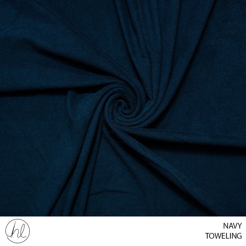 Toweling 55 Navy 150cm Per M