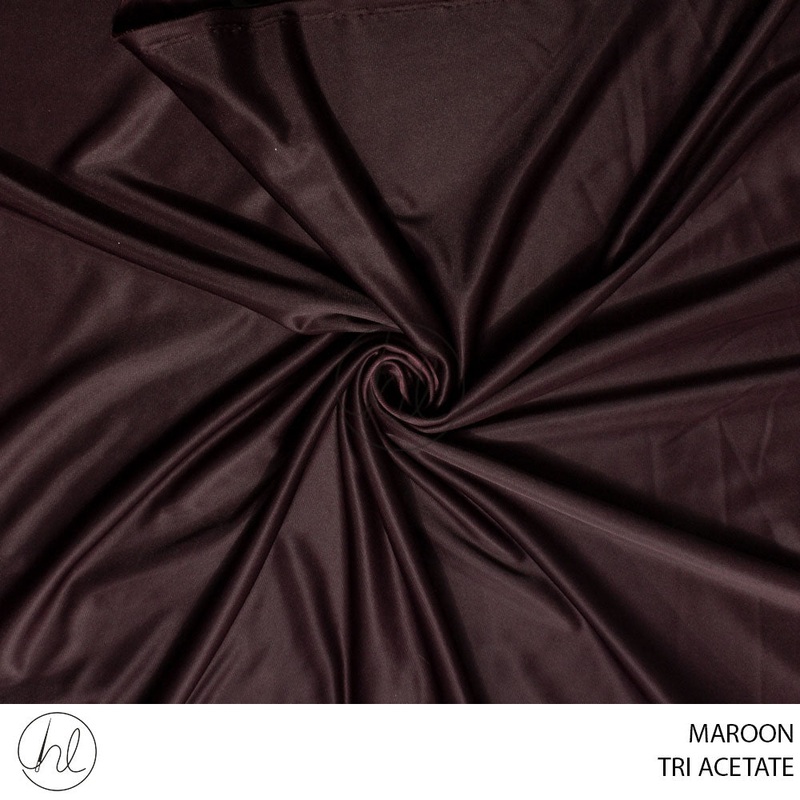 Tri Acetate 275 Maroon 150cm Per M