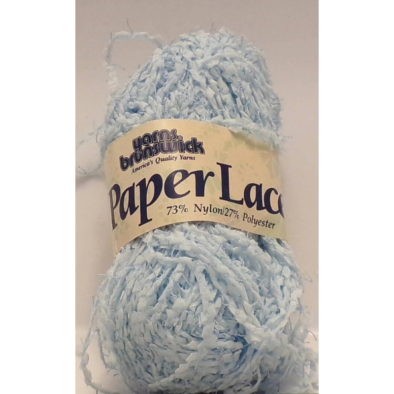 Brunswick Paper Lace Bluet (Light Blue) 25 Gram Skein; Lot of 6