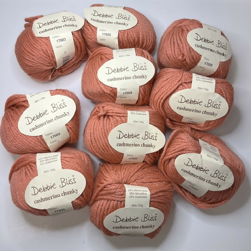 Debbie Bliss Cashmerino Chunky Yarn in Salmon 17003