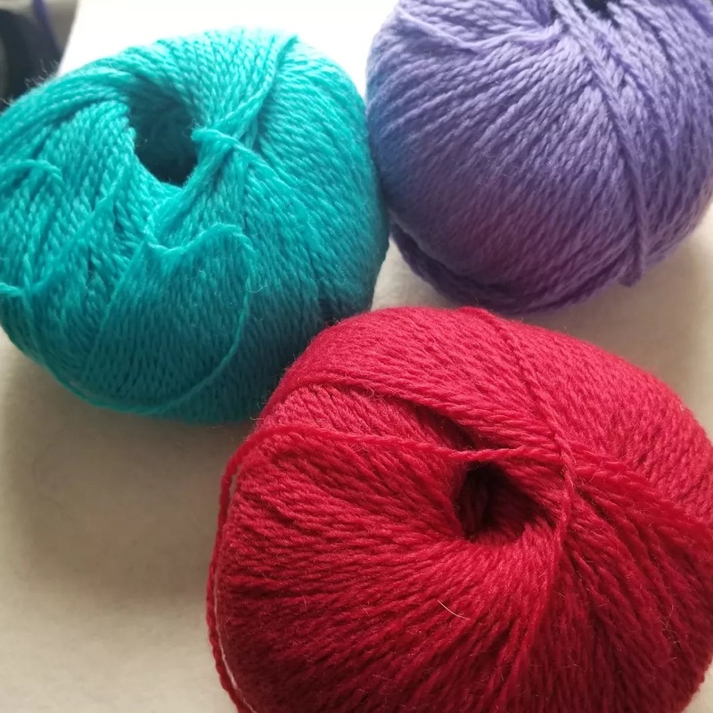 Lot of 3 Knitpicks Palette Yarn Destash- See Description