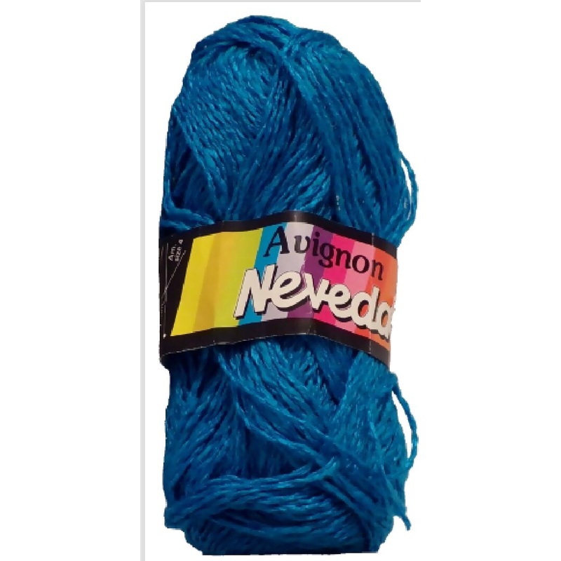 Neveda 'Avignon' Blue, Sport Weight Yarn Vintage Lot of 8 Skeins