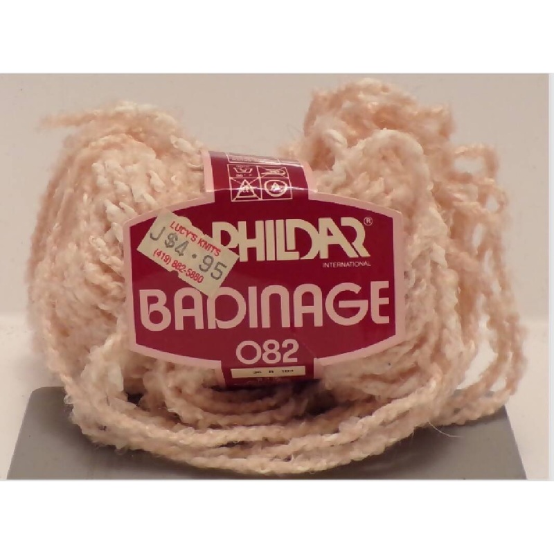 Phildar 'Badinage 082', Peach; Wool, Acrylic, Poly; Lot of 5; Vintage
