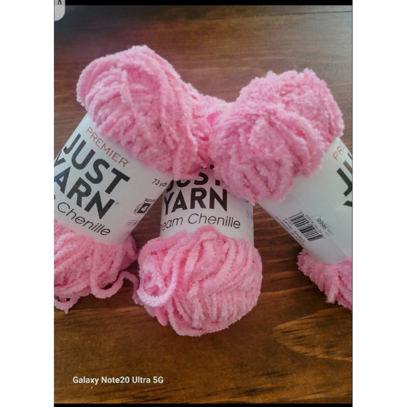 Premier JUST YARN Dream Chenille Bundle of 3 In CANDY HEART