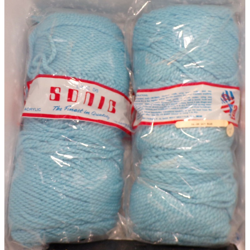 Studio Yarn Farms 'Line 56 Sonic', Sky Blue; Acrylic; 2 Full Skeins