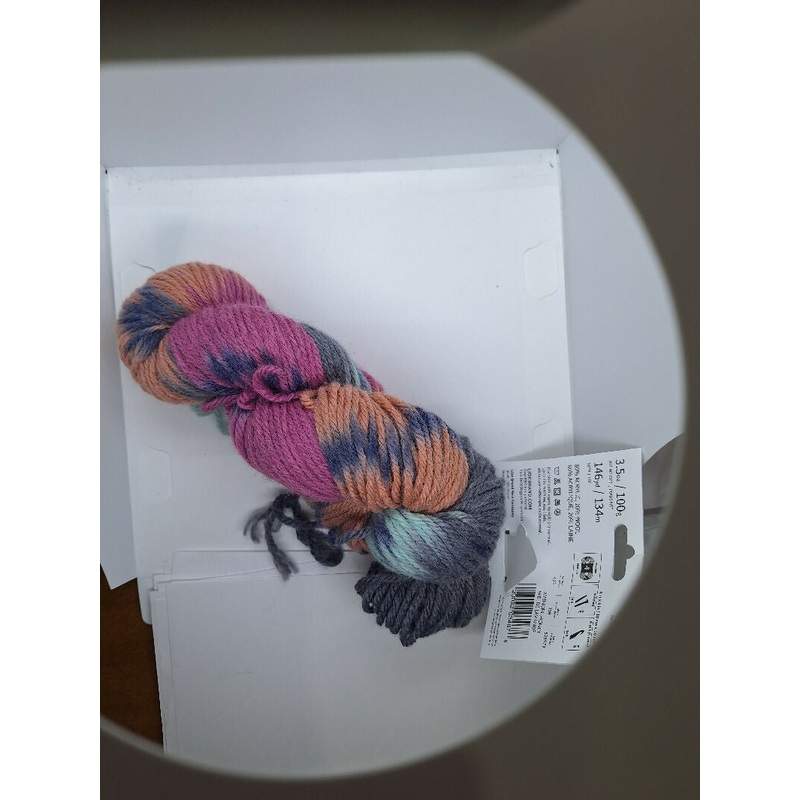 Wool-ease hand dyed yarn