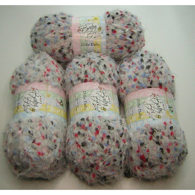 Baby Bee Dilly Dally Yarn - Bulky - Ladybug Walk - 4 skein lot