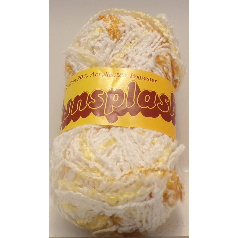 Brunswick Sunsplash Daffodil 40 Gram Skein Lot of 4