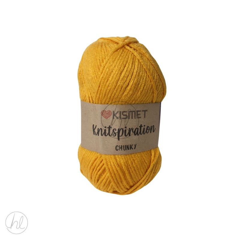 KNITSPIRATION CHUNKY 100G MUSTARD FREE