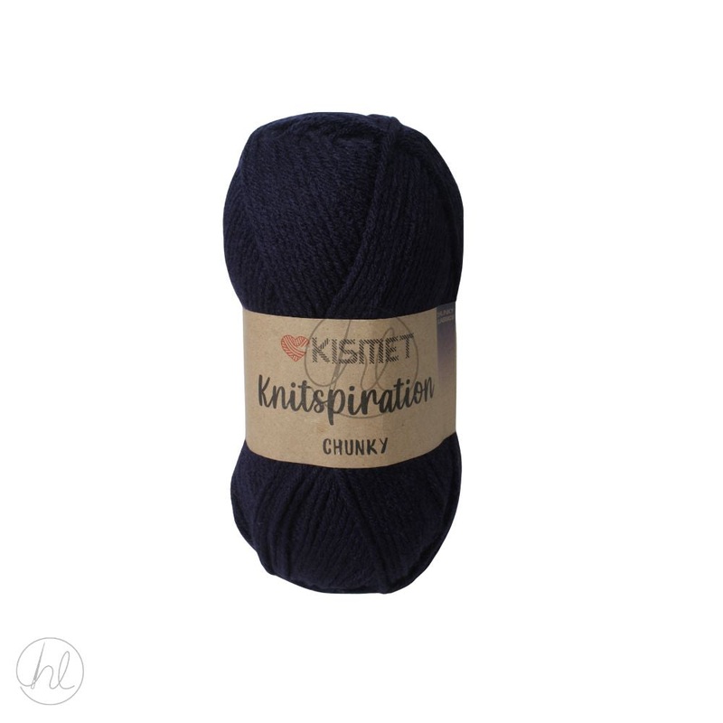 KNITSPIRATION CHUNKY 100G NAVY FREE