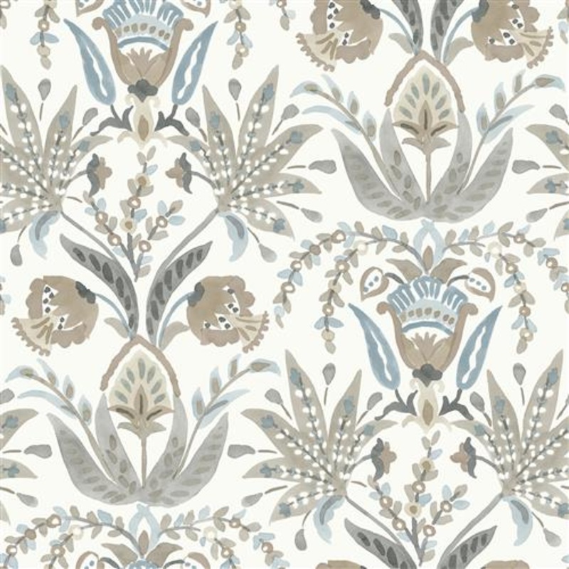 MN1915 - Mediterranean Wallpaper - Seaside Jacobean