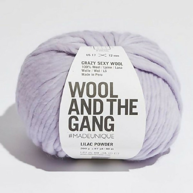 Wool and the Gang Crazy Sexy Wool in Lilac Powder