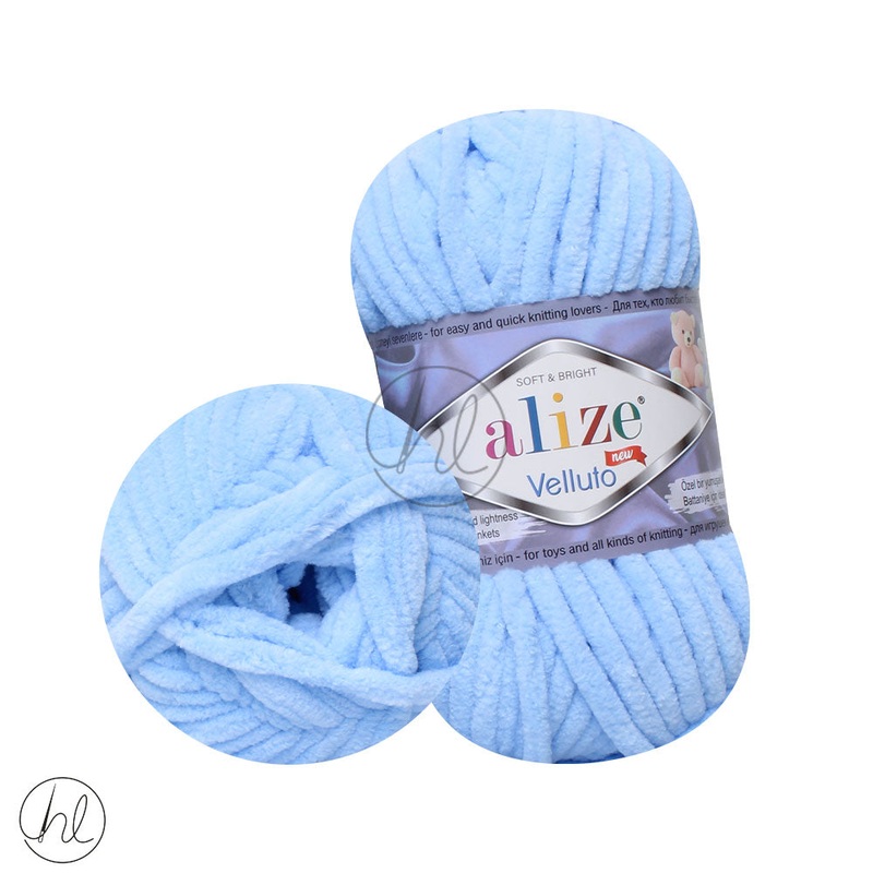 Alize Velluto POWDER BLUE 100G 218
