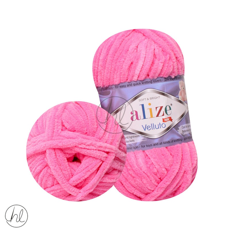 Alize Velluto SUGAR PINK 100G 121