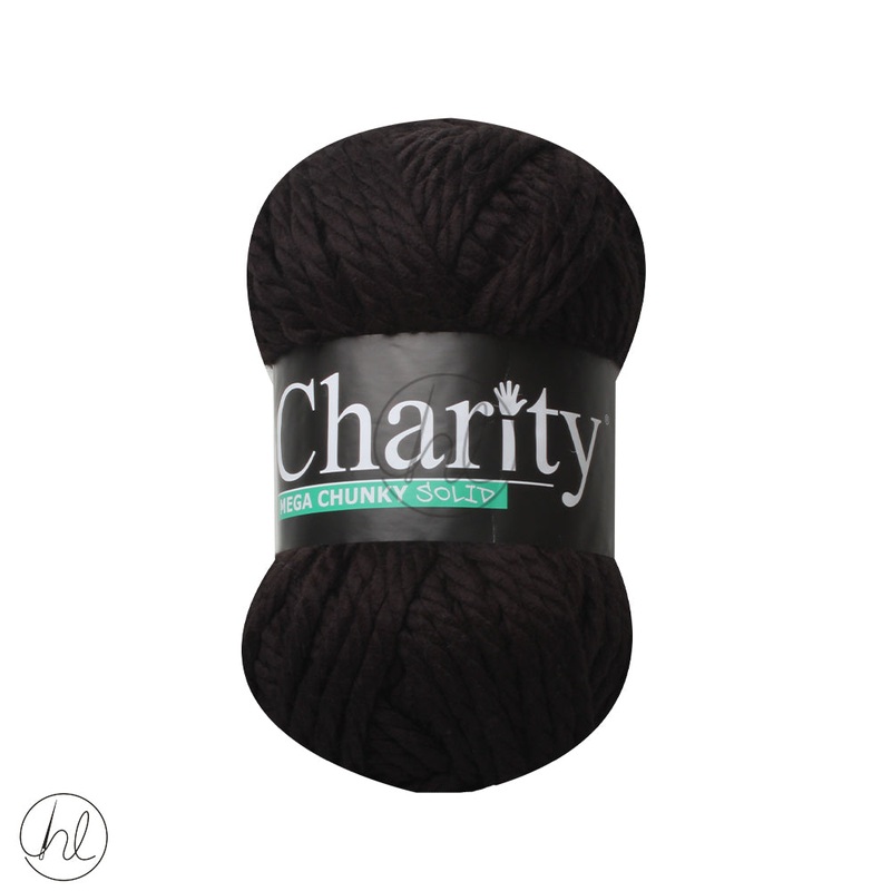 CHARITY MEGA CHUNKY SOLID 300G BLACK
