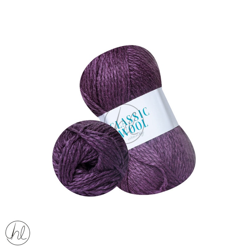 ELLE CLASSIC WOOL CHUNKY 100G REGAL 101