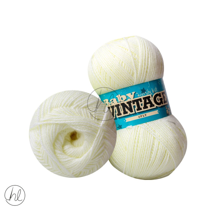 ELLE VINTAGE BABY 4PLY 100GLEMON