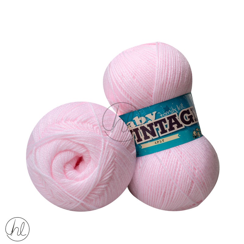ELLE VINTAGE BABY 4PLY100GPINK