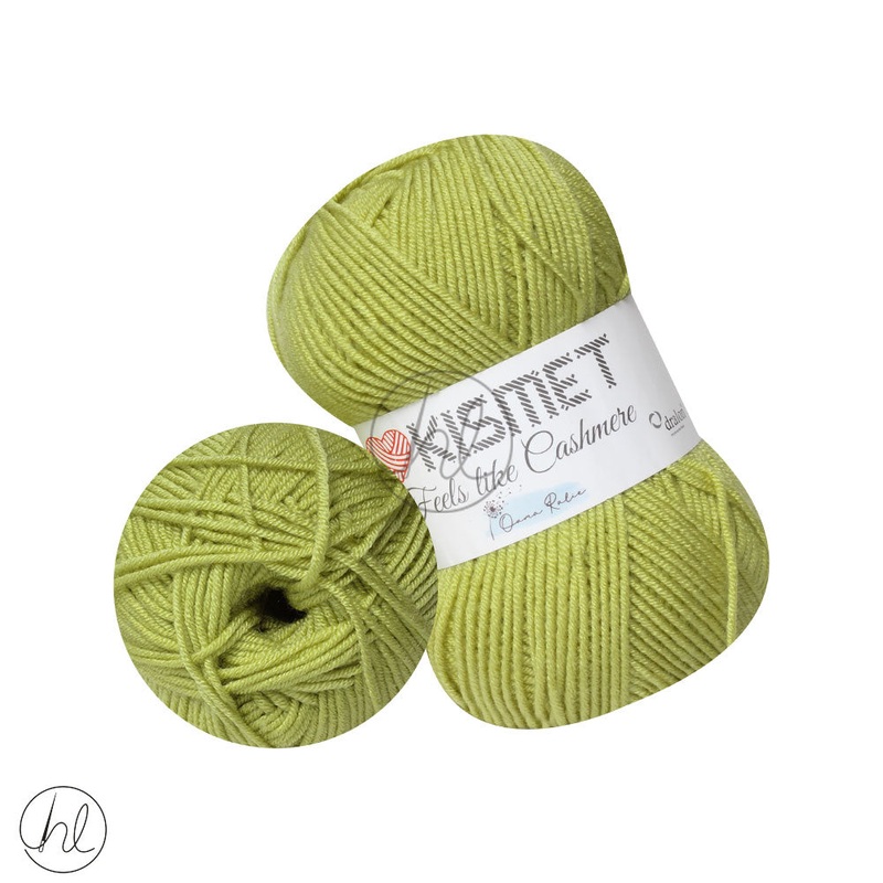 KISMET CASHMERE DOUBLE KNIT 100G LIME 4333