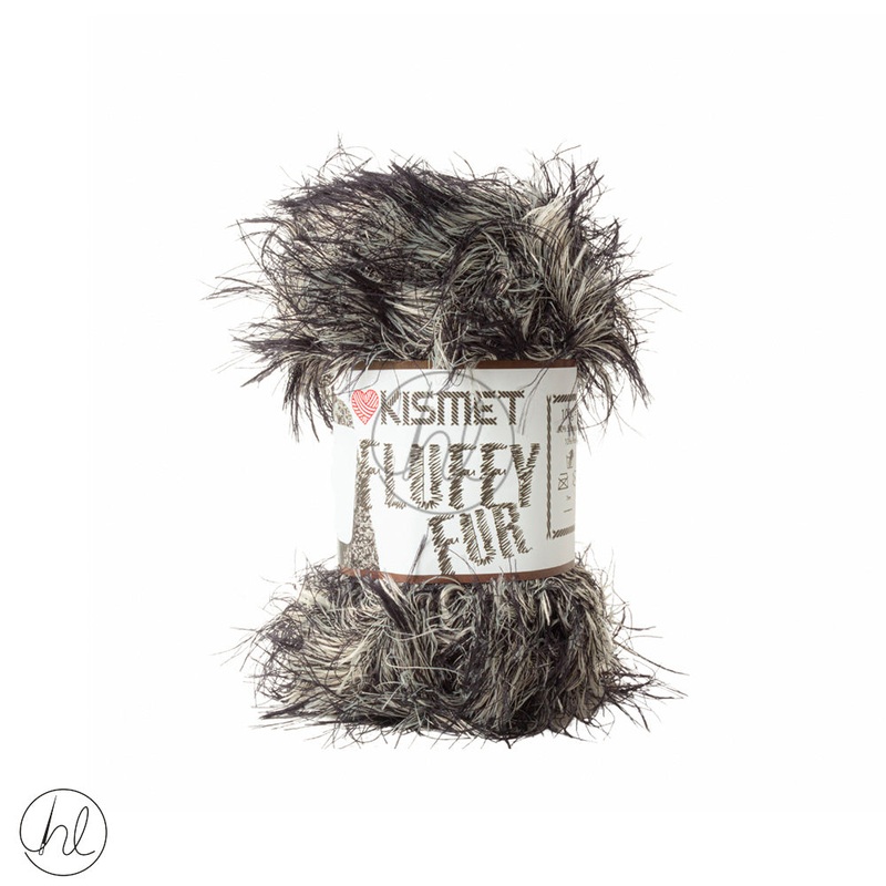 Kismet Fluffy Fur  100G CHARCOAL