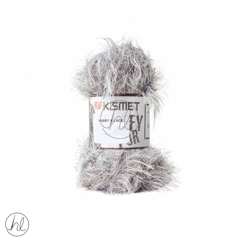 Kismet Fluffy Fur   100G GREY