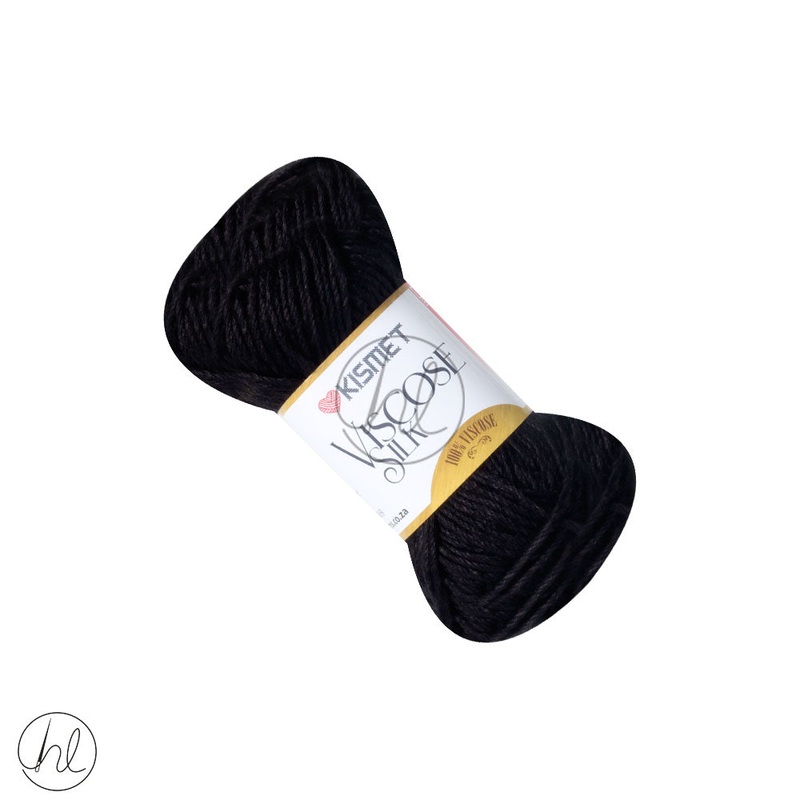 KISMET VISCOSE SILK 50G BLACK 1