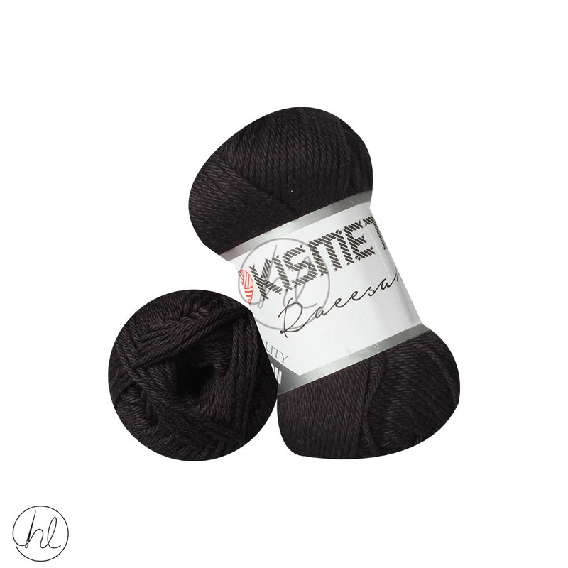 RAEESAH 100% PURE COTTON BLACK 2 50G