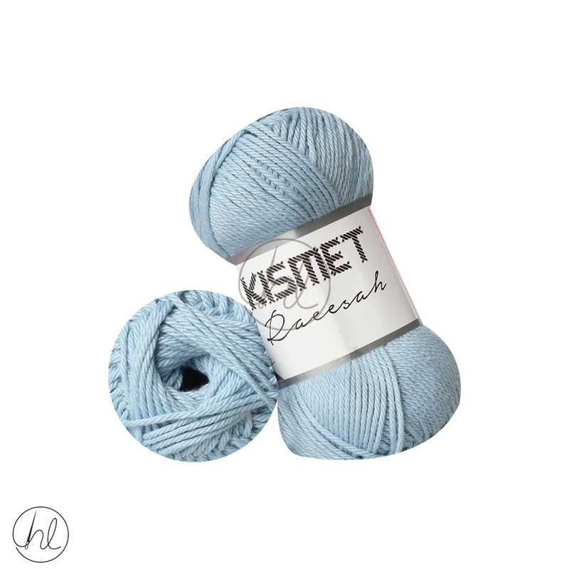 RAEESAH 100% PURE COTTON BLUE 16 50G