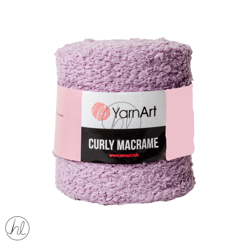 YARN ART CURLY MACRAME  500G LILAC