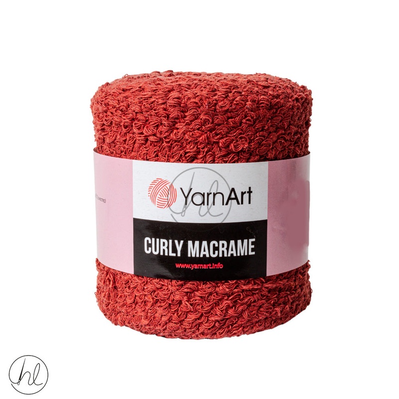 YARN ART CURLY MACRAME 500G RUST