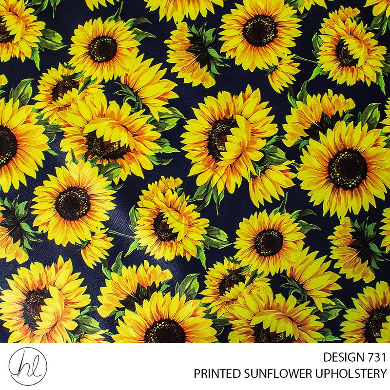 C/D Vinyl Printed Sunflower