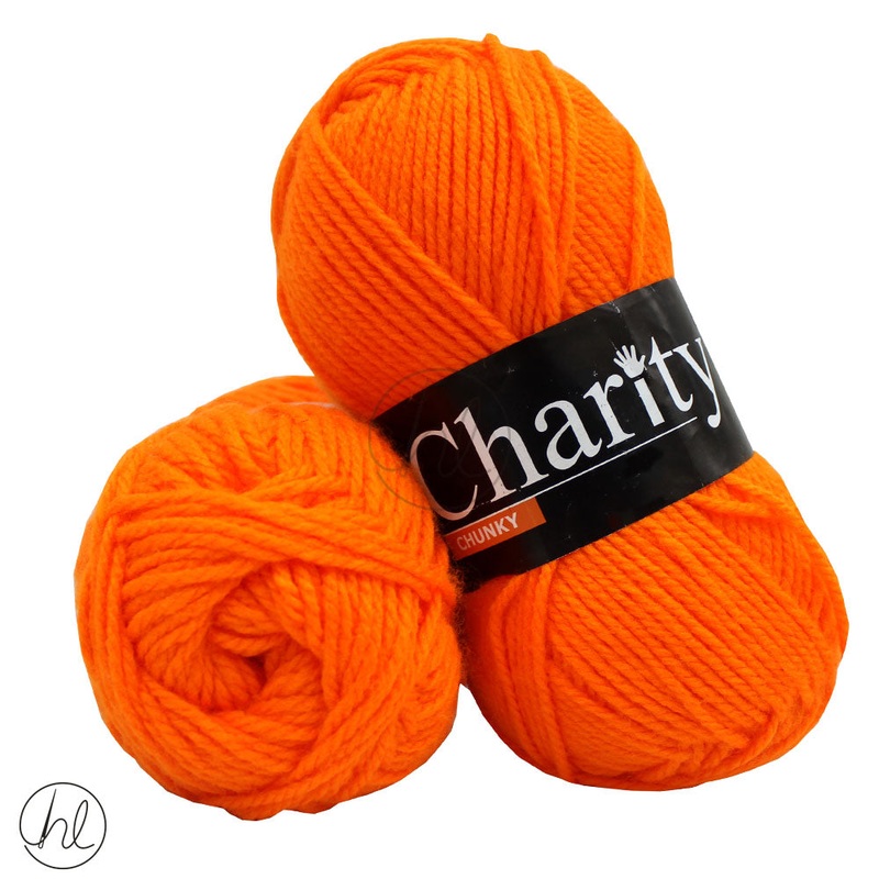 CHARITY CHUNKY 100G ORANGE