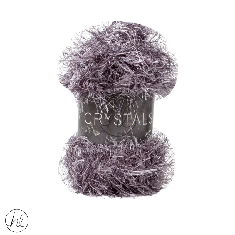 Crystal Feathers Yarn50G Sch Grey
