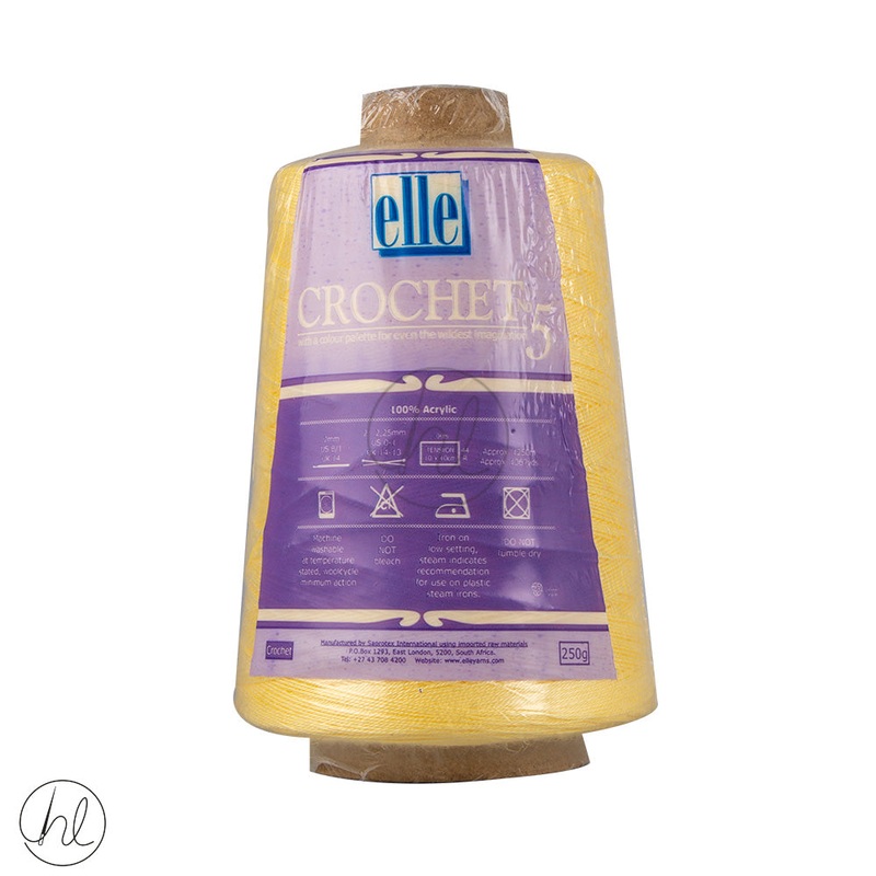 ELLE CROCHET NO.5 250G LIGHT YELLOW