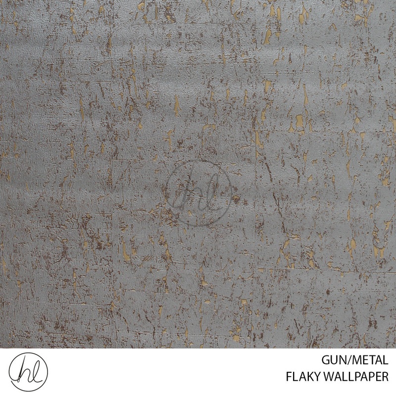 FLAKY WALLPAPER 170 GUN/METAL PER ROLL53CMX10M