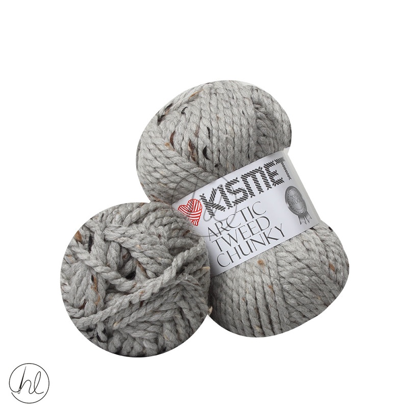 KISMET ARCTIC TWEED CHUNKY 100G GREY 06
