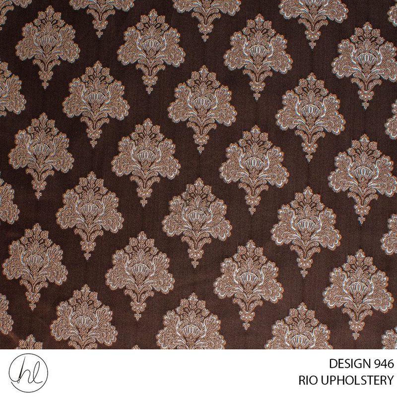 UPHOLSTERY RIO  D/BROWN ROLL ROLL 001