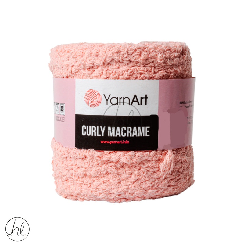 YARN ART CURLY MACRAME 500G APRICOT