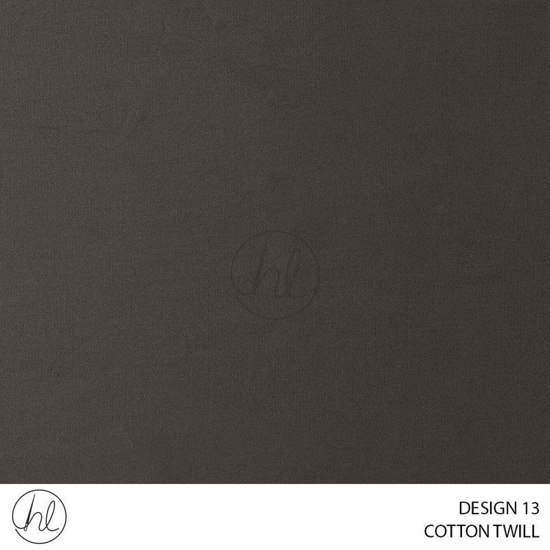 100% COTTON TWILL 101 DESIGN 13 OLIVE 150CM WIDE BUY 20M OR MORE AT R49