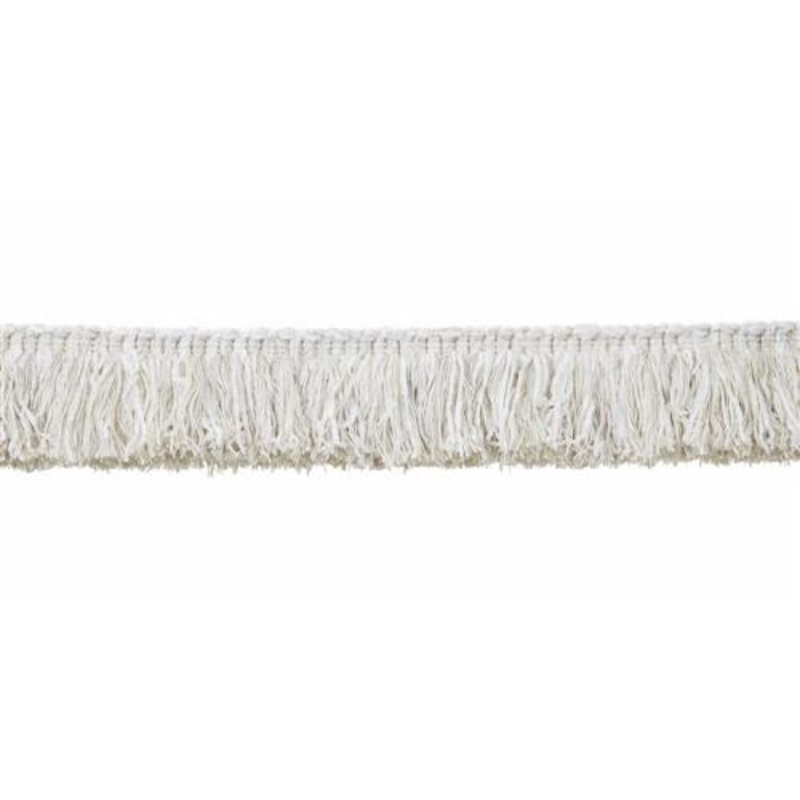 2 1/4" Brush Fringe - Parshall - Porcelain