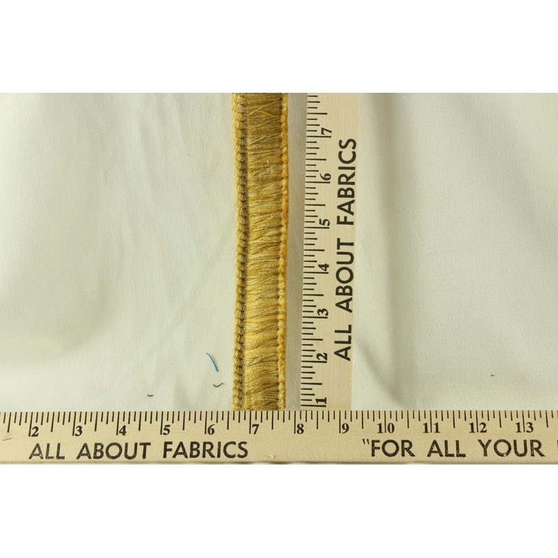 Brush Fringe Trim - 1" in Sweet Corn Yellow