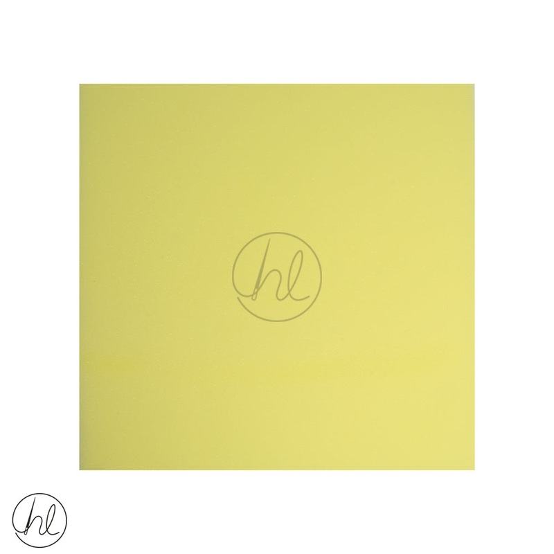 FOAM 834 45X45X23MM YELLOW MIDDLE DENSITY